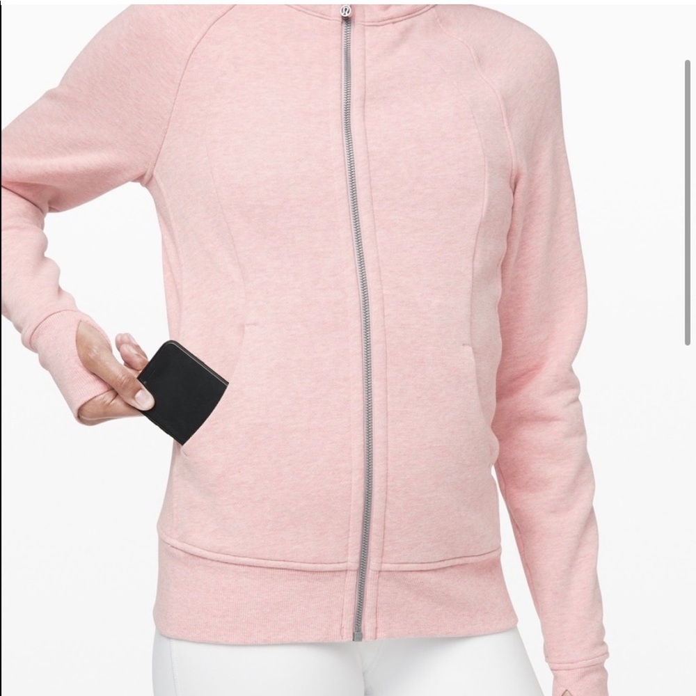 *NWT❗️Lululemon Heathered Pink Scuba Hoodie - Picture 3 of 10